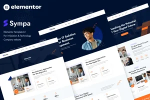 Mua Sympa - IT Solutions & Technology Elementor Template Kit giá rẻ