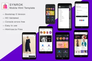 Mua Synrok - Mobile HTML Template giá rẻ