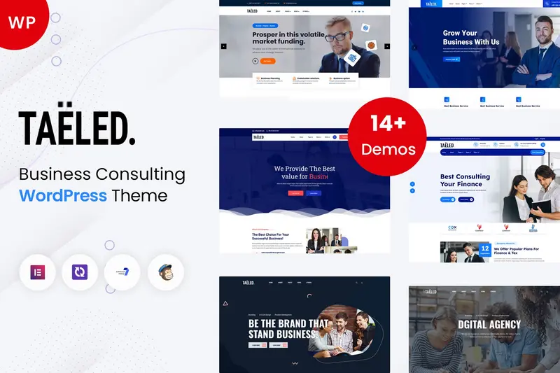 Mua TAELED - Business Consulting WordPress Theme giá rẻ