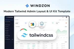 Mua Tailwind Admin Layout & UI Kit Template - Windzon giá rẻ