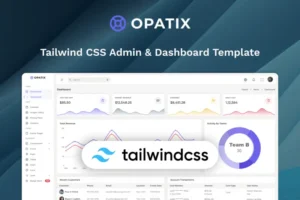 Mua Tailwind CSS 3 Admin & UI Kit Template - Opatix giá rẻ