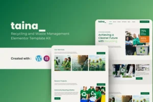 Mua Taina - Recycling and Waste Management Elementor Template Kit giá rẻ
