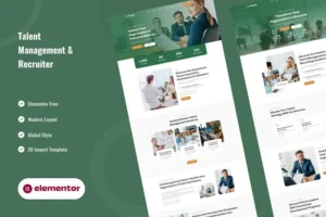 Mua Talento - Talent Management & Recruiter Elementor Template Kit giá rẻ