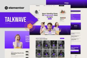 Mua Talkwave - Podcaster Elementor Template Kit giá rẻ
