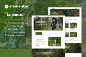 Mua Tamanizo - Gardening & Landscape Elementor Template Kit giá rẻ