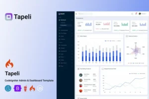 Mua Tapeli - CodeIgniter Admin Dashboard Template. giá rẻ