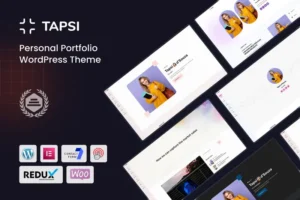 Mua Tapsi – Personal Portfolio WordPress Theme giá rẻ