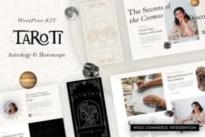 Mua Taroti - Astrology & Horoscope Elementor Pro Template Kit giá rẻ