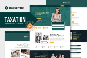 Mua Taxation - Tax Advisor & Financial Consulting Elementor Pro Template Kit giá rẻ