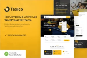 Mua Taxico – Taxi Company & Online Cab Service Theme giá rẻ