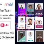 team member addon for elementor