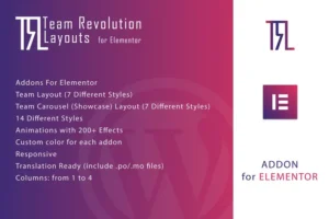 Mua Team Revolution Layouts for Elementor giá rẻ