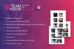 Mua Teamvision for Elementor WordPress Plugin giá rẻ