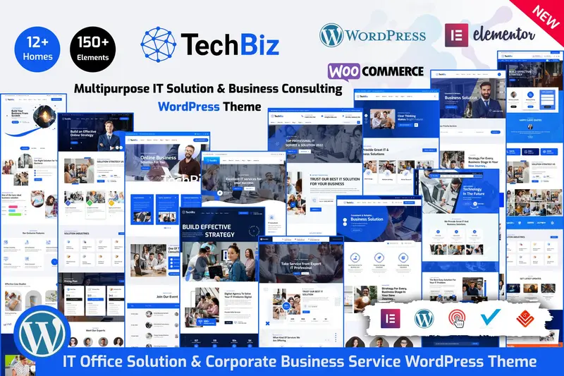 Mua Techbiz - Multipurpose IT Solution Business Theme giá rẻ