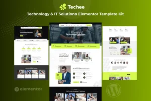 Mua Techee - Technology & IT Solutions Elementor Template Kit giá rẻ