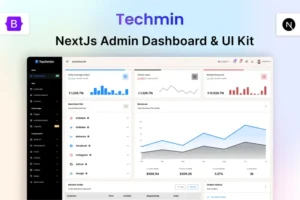 Mua Techmin - Next.Js Admin & Dashboard Template giá rẻ