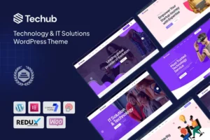 Mua Techub – Technology & IT Solutions WordPress Theme giá rẻ