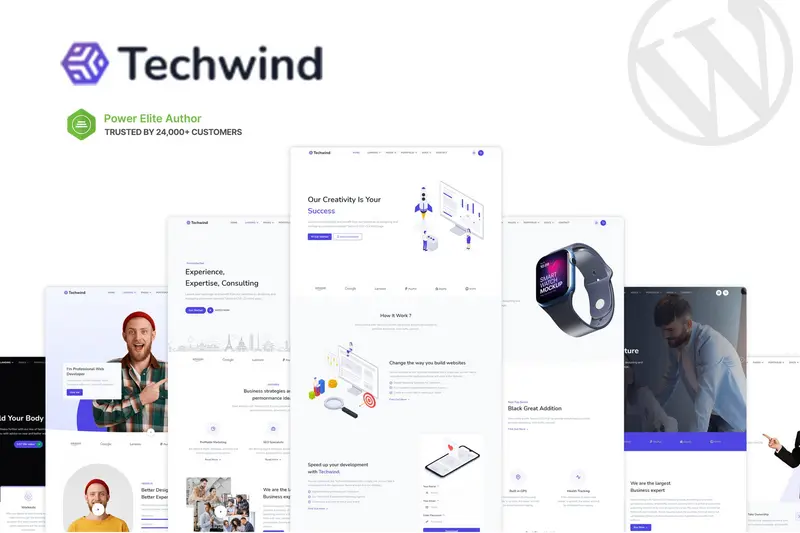 Mua Techwind - Multipurpose Landing WordPress Theme giá rẻ