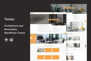 Mua Teclus - Architecture & Renovation WordPress Theme giá rẻ