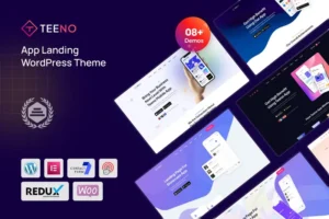 Mua Teeno - App Landing WordPress Theme giá rẻ