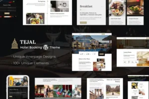 Mua Tejal - Resort, Hotel Booking WordPress Theme giá rẻ
