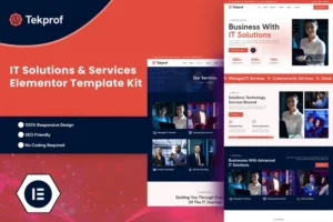 Mua Tekprof - IT Solution & Technology Elementor Template Kit giá rẻ