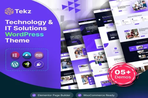 Mua Tekz – Technology & IT Solutions WordPress Theme giá rẻ