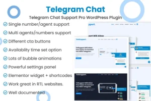 Mua Telegram Chat Support Pro WordPress Plugin giá rẻ
