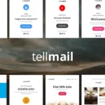 tellmail – 20 Unique Responsive Email Set