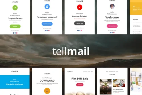 Mua tellmail - 20 Unique Responsive Email Set giá rẻ