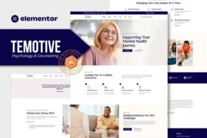 Mua Temotive – Psychology & Counseling Elementor Template Kit giá rẻ