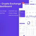 Tende – Cryptocurrency Exchange React Dashboard