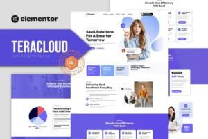 Mua Teracloud - Saas & Digital Agency Elementor Template Kit giá rẻ
