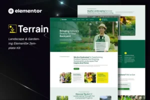 Mua Terrain - Landscape & Gardening Elementor Template Kit giá rẻ