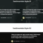 Testimonials widget For Elementor