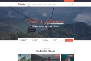 Mua Tevily - Travel & Tour Booking WordPress Theme giá rẻ