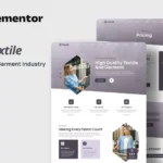 Textiles – Garment Industry Elementor Template Kit