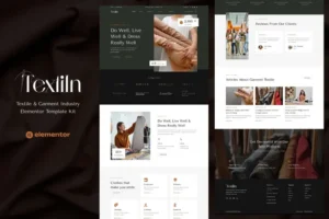 Mua Textiln - Textile & Garment Industry Elementor Template Kit giá rẻ