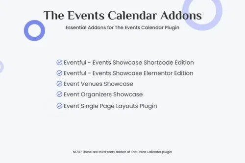 Mua The events calendar addons bundle giá rẻ
