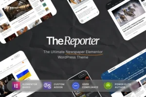 Mua The Reporter - Newspaper Editorial WordPress Theme giá rẻ