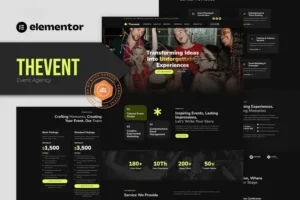 Mua Thevent - Event Agency Elementor Template Kit giá rẻ