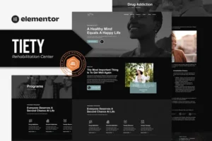 Mua Tiety - Addiction Recovery and Rehabilitation Center Elementor Template Kit giá rẻ