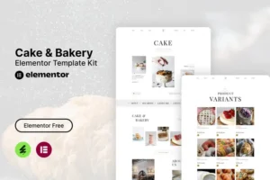Mua Tiffa - Cake & Bakery Elementor Template Kit giá rẻ
