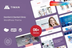 Mua Timan - Dentist & Dental Clinic WordPress Theme giá rẻ