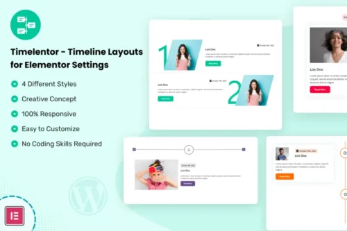 Mua Timelentor – Timeline Layouts for Elementor giá rẻ