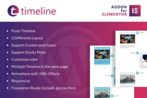 Mua Timeline for Elementor WordPress Plugin giá rẻ