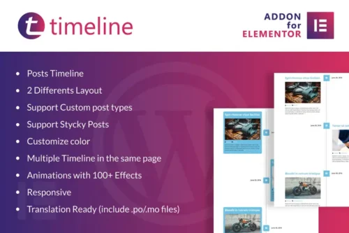 Mua Timeline for Elementor WordPress Plugin giá rẻ