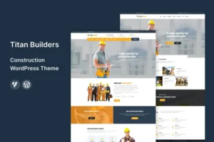 Mua Titan Builders : Construction WordPress Theme giá rẻ