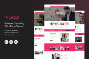 Mua Tizara - Business Consulting WordPress Theme giá rẻ
