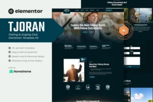 Mua Tjoran - Fishing & Angling Club Elementor Template Kit giá rẻ